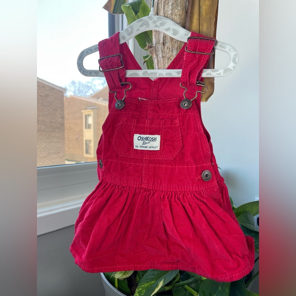 Baby girl corduroy overall